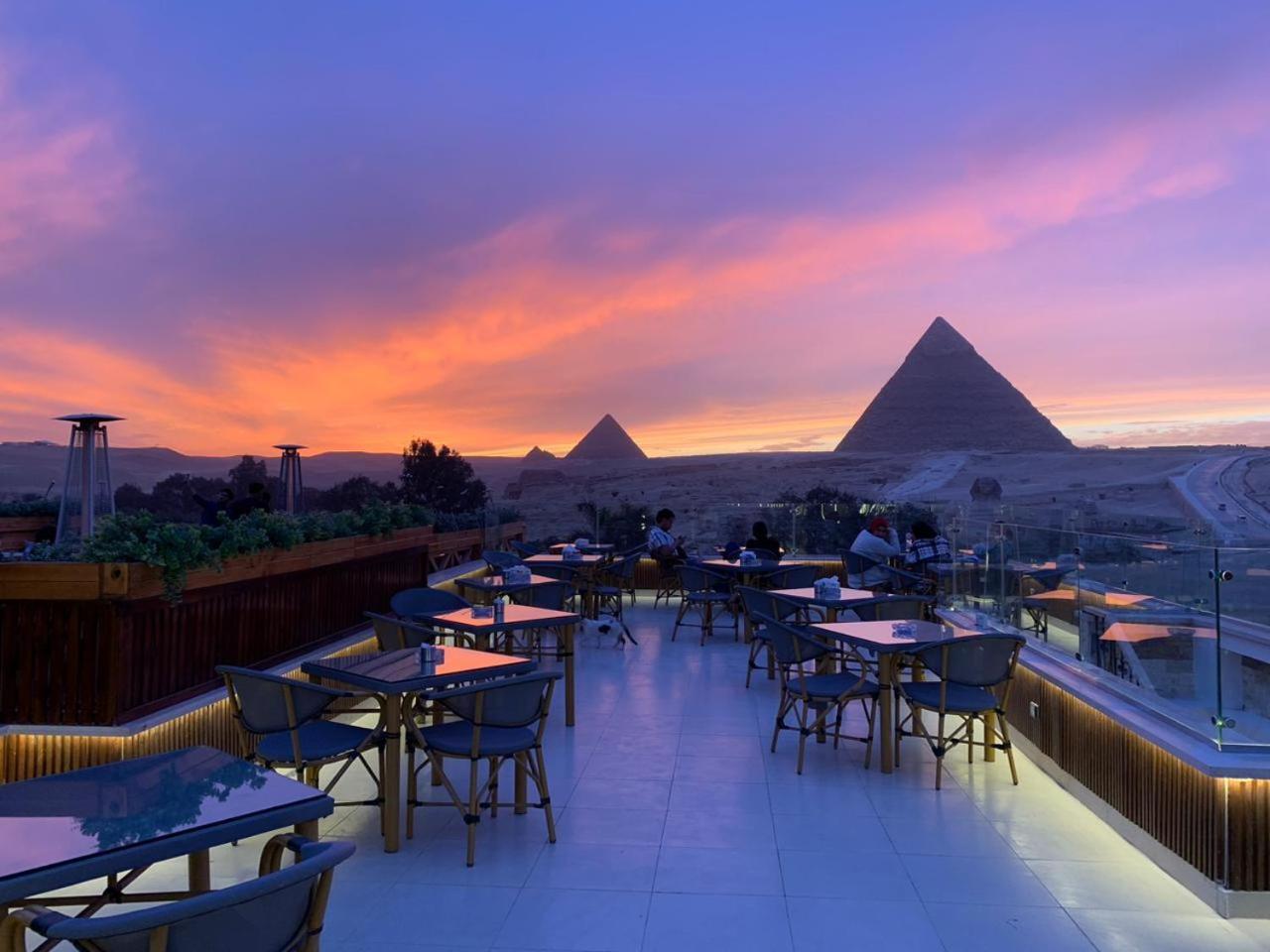 Giza Pyramids View