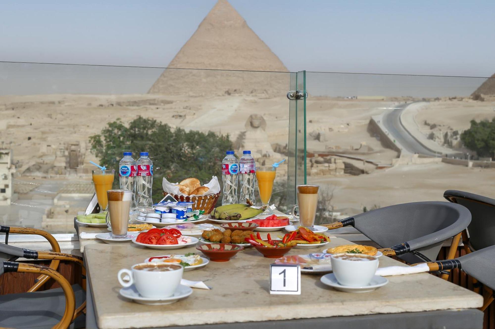 Giza Pyramids View