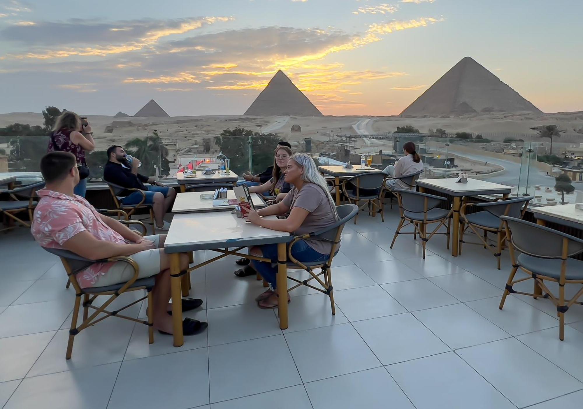 Giza Pyramids View